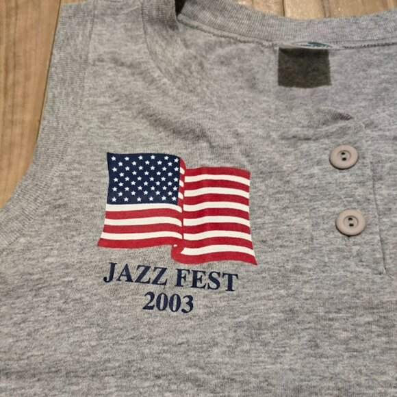 Nos Vintage New Orleans Fire Chiefs Jazz Festival Tank Top M Womens Tee Shirt - Picture 2 of 7